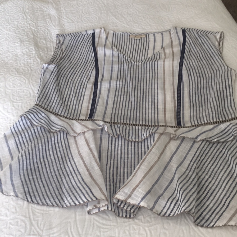 Cotton striped summer top